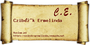 Czibók Ermelinda névjegykártya